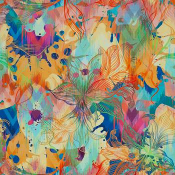 Modal French Terry Kira Kunterbunt by Swafing